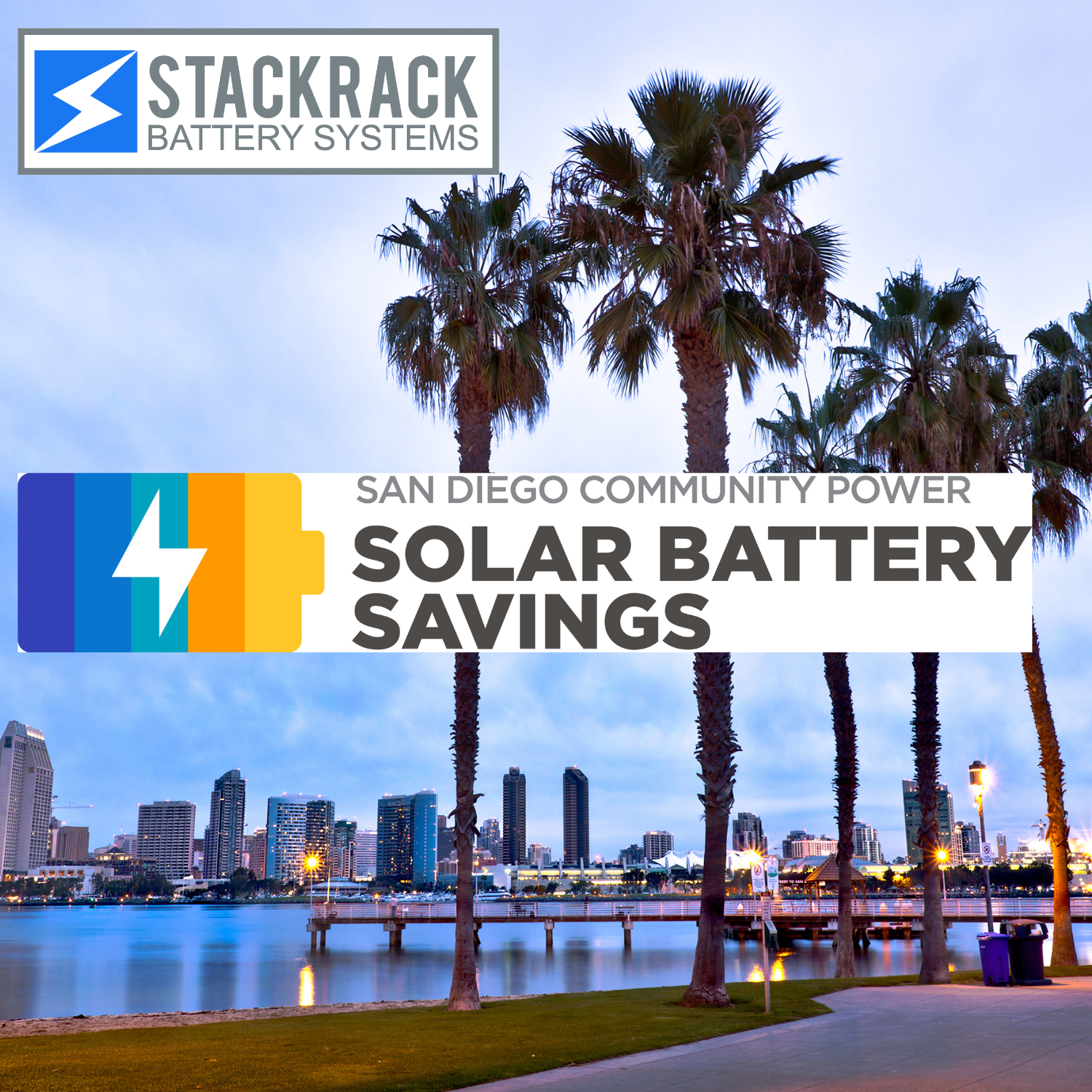 StackRack Battery Systems Approved for San Diego Community Solar Batte