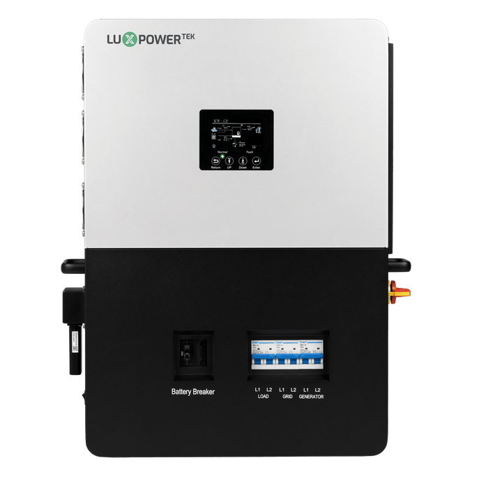 Luxpower SNA 6K Inverter | 8000W PV Input | 6000W Output | 48V 120/240V Split Phase | UL1741