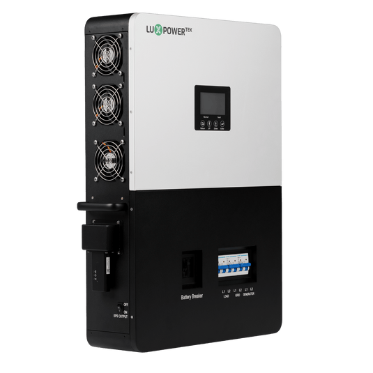 Luxpower SNA 6K Inverter | 8000W PV Input | 6000W Output | 48V 120/240V Split Phase | UL1741