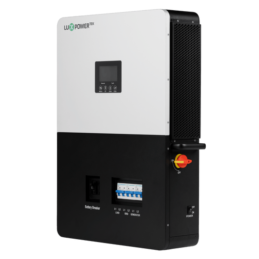 Luxpower SNA 6K Inverter | 8000W PV Input | 6000W Output | 48V 120/240V Split Phase | UL1741