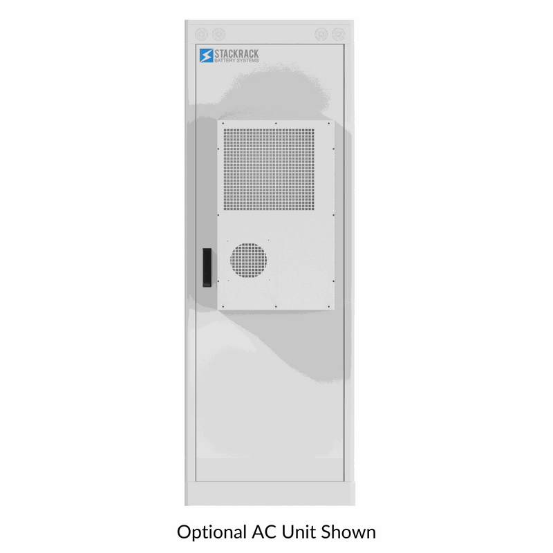 Load image into Gallery viewer, Power Station Pro XL | Up to 50 kWh Capacity | Luxpower 12K Hybrid Inverter with StackRack SRB10 Battery Cabinet &amp; SR5K-UL Battery Modules | UL1973, UL9540A
