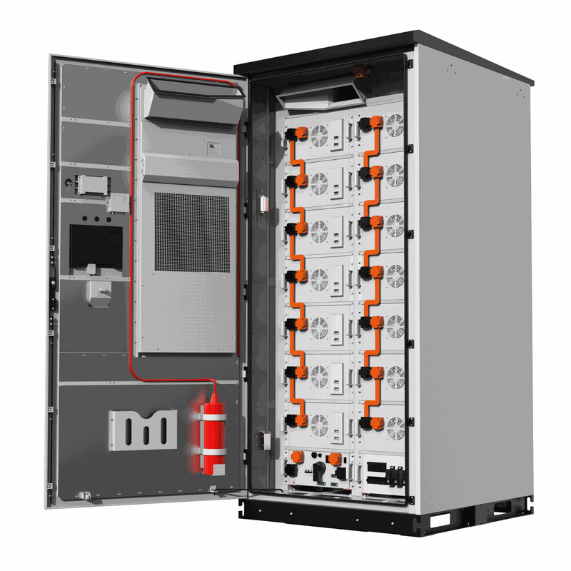 Load image into Gallery viewer, SRBOX-200 | High-Voltage Commercial/Industrial Battery Storage | up to 200 kWh | HVAC &amp; Fire-Suppression
