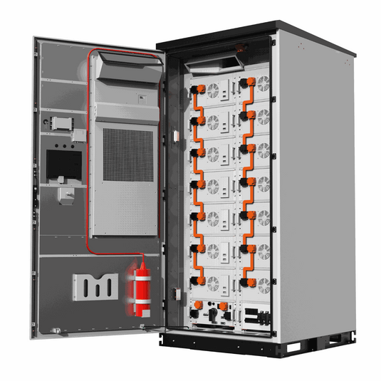 SRBOX-200 | High-Voltage Commercial/Industrial Battery Storage | up to 200 kWh | HVAC & Fire-Suppression