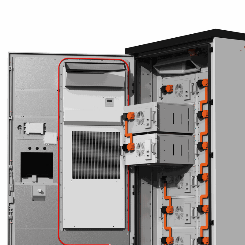 Load image into Gallery viewer, SRBOX-200 | High-Voltage Commercial/Industrial Battery Storage | up to 200 kWh | HVAC &amp; Fire-Suppression
